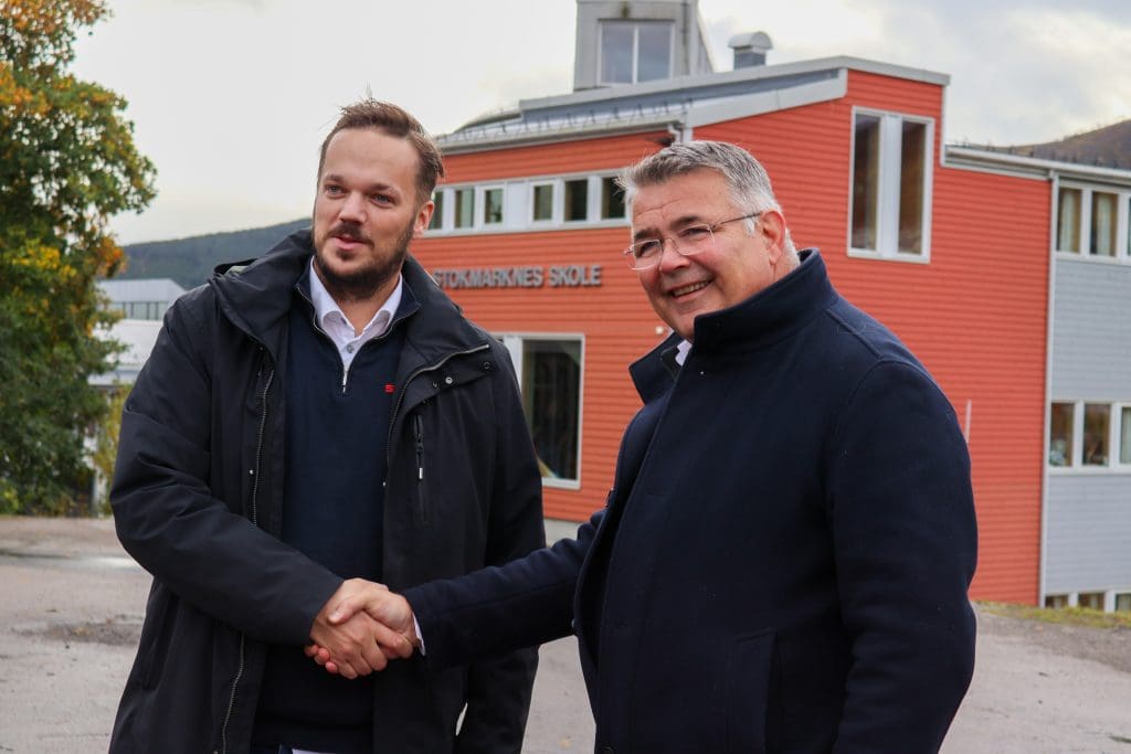 Kjell-Børge med Øystein Olesen