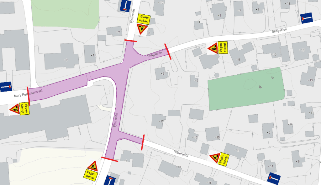 Informasjon om anleggsarbeid – Fjellveien / Skogveien / Mary Petters