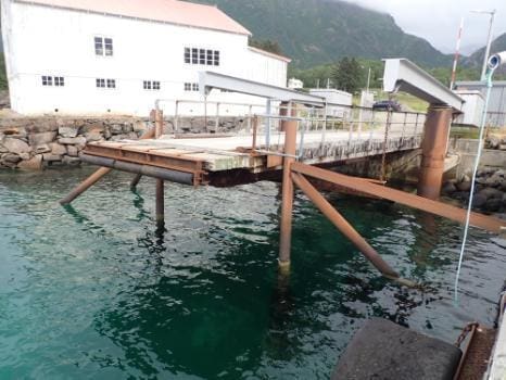 Fv. 7640 Lonkan ferjekai i Hadsel
