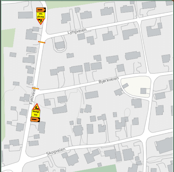 gravearbeid i Fjellveien – Melbu