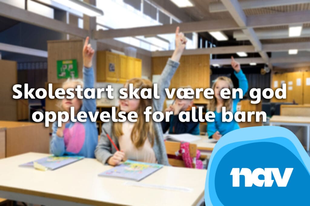 NAV Skolestart illustrasjonsbilde